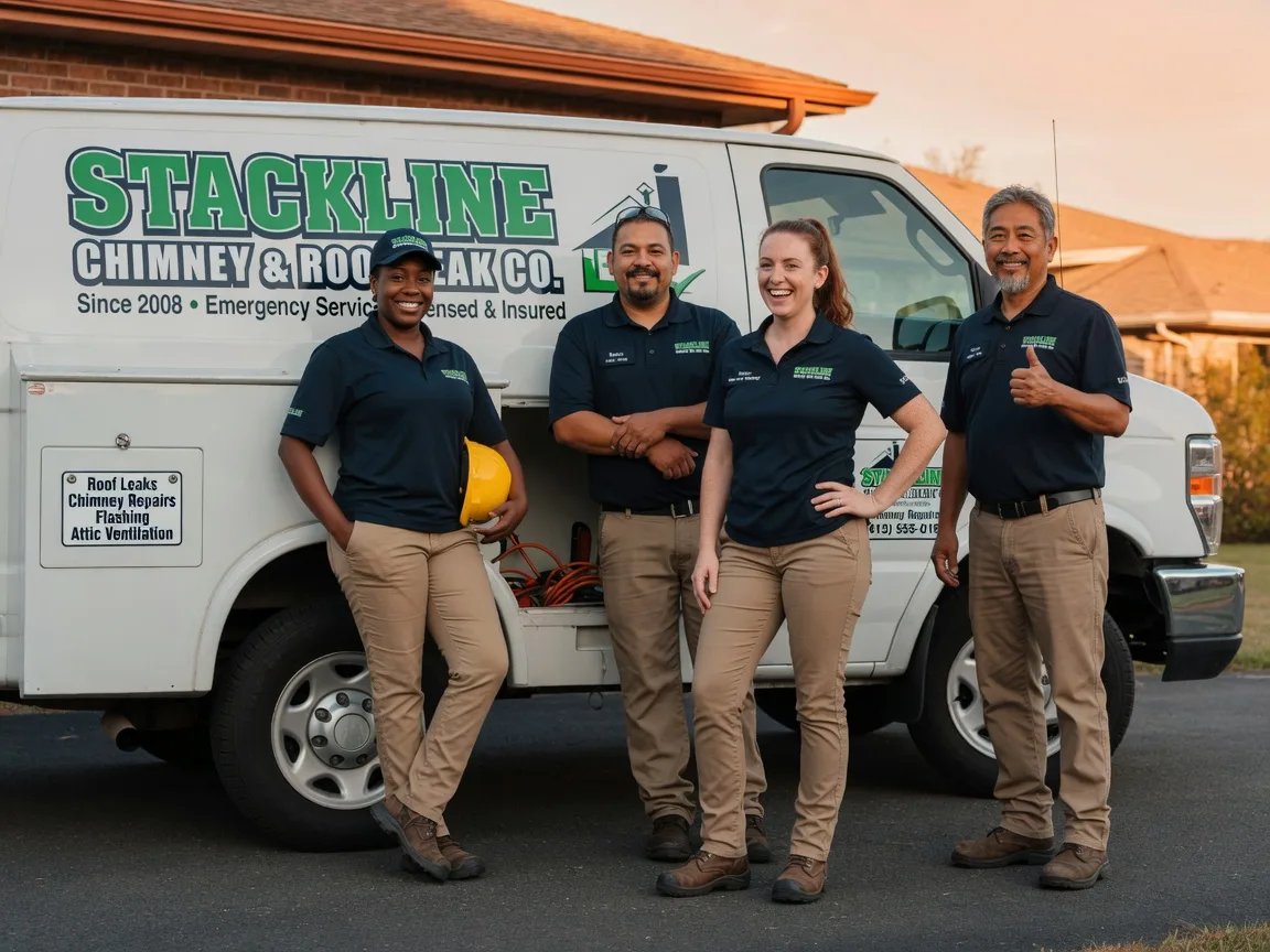 Chimney flashing repair company in Bryson City, NC
